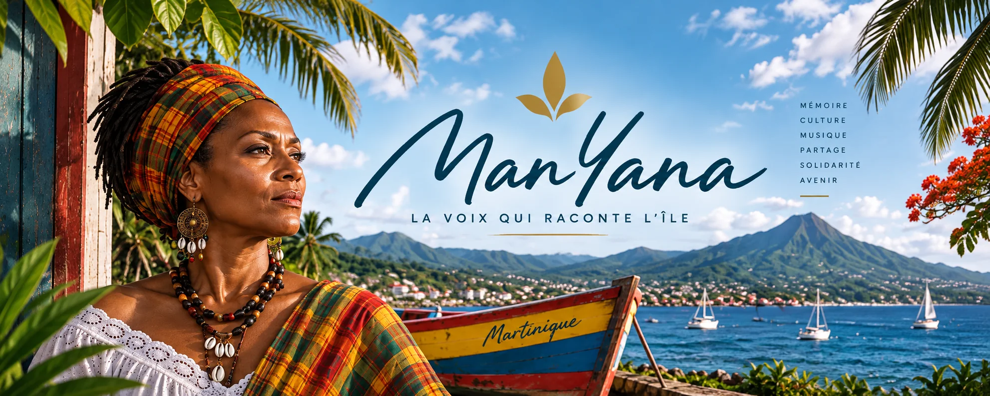 Univers visuel martiniquais du projet musical Man Yana